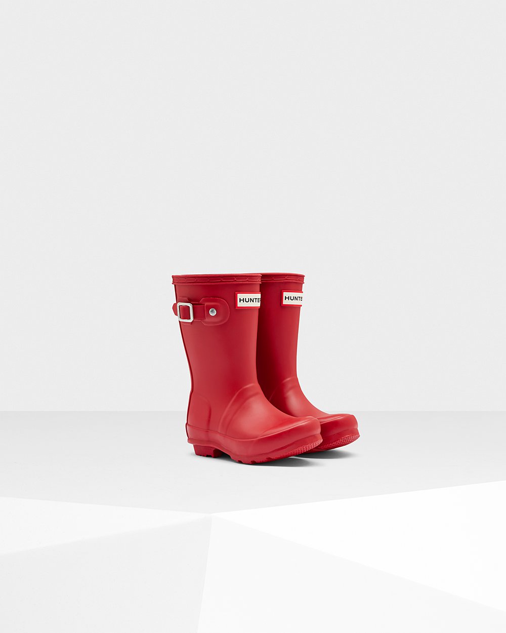 Kids Hunter Original Little - Rain Boots Red - 5924-VNHZB